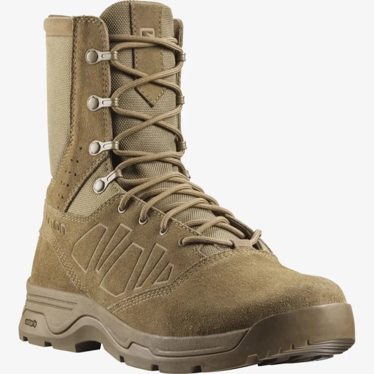 Brown Salomon Guardian Wide Men's Tactical Boots | PH 26159L